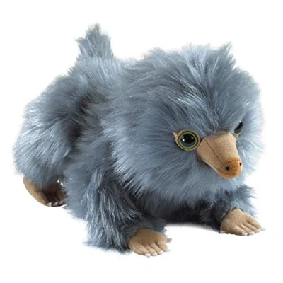 Image of The Noble Collection Grey Baby Niffler Plush Officially Licensed 9in (23cm) Fantastic Beasts Toy Dolls Magical Creatures For Kids &amp; Adults