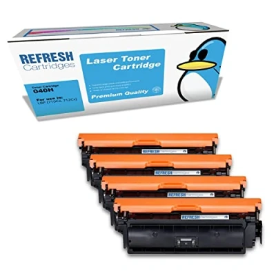 Image of Refresh Cartridges Remanufactured Toner Cartridge Replacement for Canon 040H (Multi Colour)