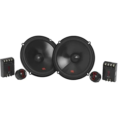 Image of JBL Stage3 607CF 2 Way Car Sound System 250 Watt Components Pro Speaker Box Set with 160 mm 6.5 Inch Built in and Installation Tweeter