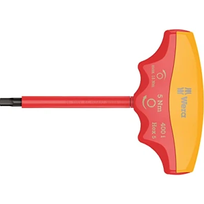 Image of Wera 400i Hex Plus VDE insulated pre set torque indicator, 4x90, 5Nm, 05004980001