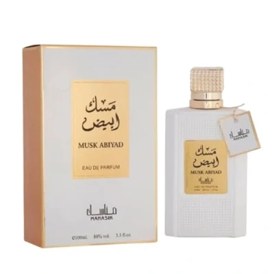 Image of Sapphire’s Choice Musk Abiyad Perfume,Musk Eau De Parfum for Women and Men 100ml Musk, Rose Woody Fragrance, Perfume Spray Unisex Made in India
