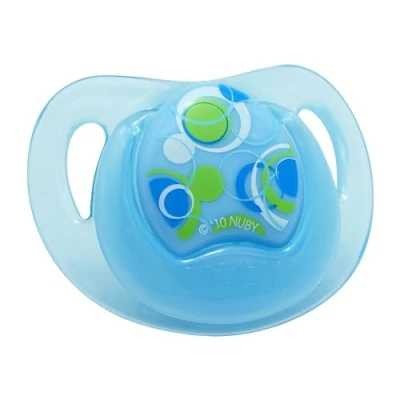 Image of Nûby Tritan Prism ID5719MOSN Orthodontic Dummy Silicone, 6 18 Months