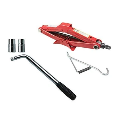 Image of ASC Emergency Wheel Change Kit 1.5T Scissor Jack + Extendable Brace (4 Sizes 17mm 19mm 21mm 22mm)