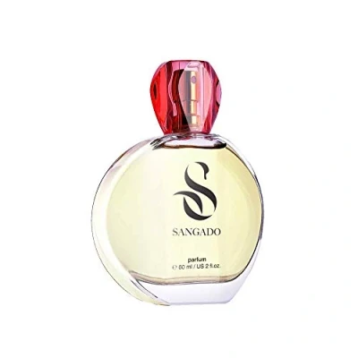 Image of SANGADO Bella Femme Perfume for Women, 8 10 hours long Lasting, Luxury smelling, Floral Fruity Gourmand, Fine French Essences, Extra Concentrated (Parfum), Feminine, 60 ml Spray