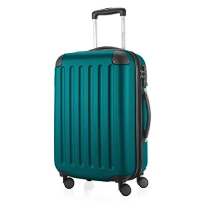 Image of HAUPTSTADTKOFFER Spree Luggage Suitcase Hardside Spinner Trolley Expandable 65 cm TSA, Aqua Green