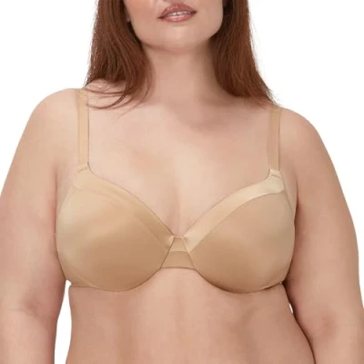 Image of Maidenform Women&#039;s Comfort Devotion Extra coverage T Shirt Bra, Body Beige, 34B UK