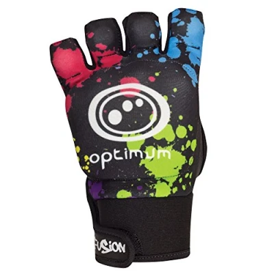 Image of Optimum Fusion Hockey Half Finger Winter Boys’s Gloves Visible Breathable Liner Fingerless Warm Waterproof Insulated Thermal Shockproof Outdoors Windproof Multi Coloured / Mini