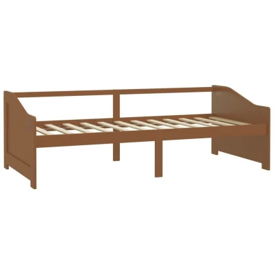 Image of vidaXL 3 Seater Day Bed without Mattress Honey Brown 90x200cm