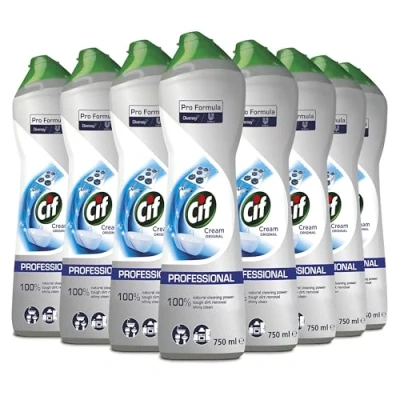 Image of Cif Original White Cream Set 8 X 750Ml 7200g