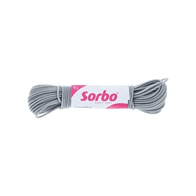 Image of Sorbo Steel core Clothes line, 20 metre length washing heavy duty with a flexible costing for non Slip ease of use, Easy to use either rotary or traditional lines