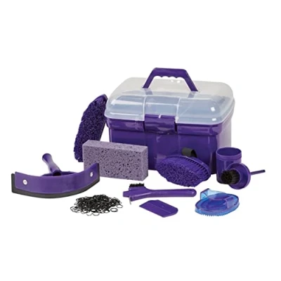 Image of Roma Ultimate 10 Piece Grooming Kit, Purple
