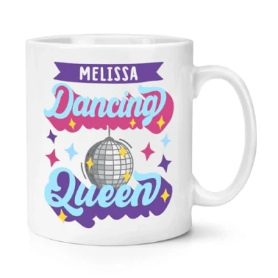 Image of Personalised Dancing Queen 10oz Mug Cup