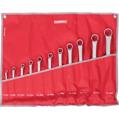 Image of Kennedy Metric Ring Spanner Set, 6 32mm, Set of 11