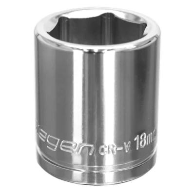 Image of Siegen WallDrive® Socket 18mm 3/8&quot;Sq Drive