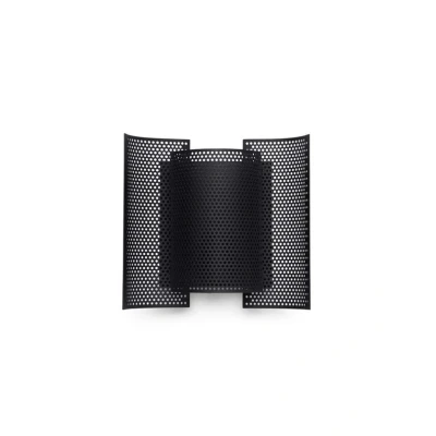 Image of Northern Butterfly perforated wall lamp black