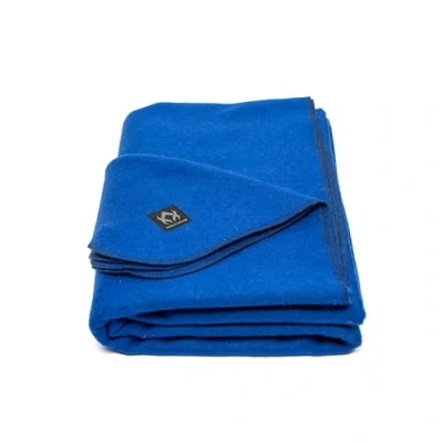 Image of Arcturus Military Wool Blanket 4.5 lbs, Warm, Heavy, Washable, Large 64&quot; x 88&quot; Great for Camping, Outdoors, Survival &amp; Emergency Kits (Royal Blue)