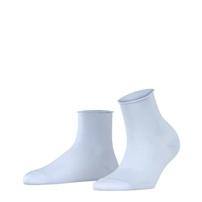 Image of FALKE Women&#039;s Cotton Touch W SSO Thin Plain 1 Pair Socks, Blue (Light 6594) new eco friendly, 2.5 5
