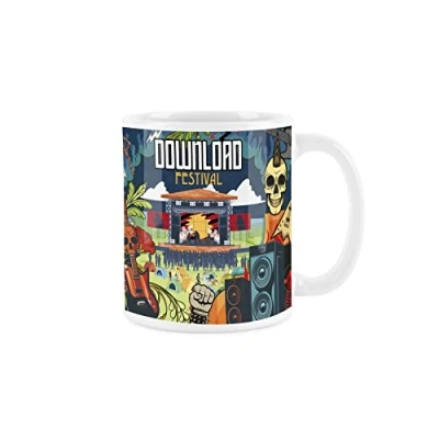 Image of Purely Home Download Festival Mug 2023 Coffee Tea Present UK Merchandise Gift