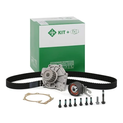 Image of 1275409, 274216, 30638278, 30677134, 30731772 water pump + Timing Belt Kit INA 530 0582 30 with 28mm VOLVO: S60 I, XC60 S80 II