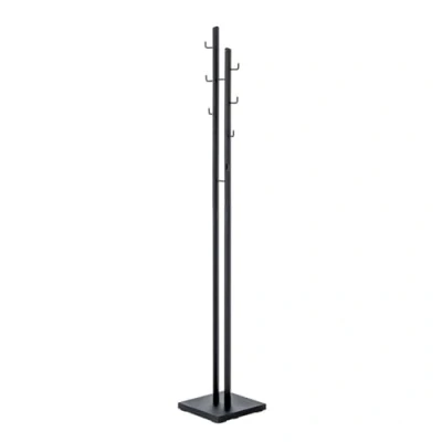 Image of HAKU Möbel coat rack, metal, black, W 29 x D H 176 cm