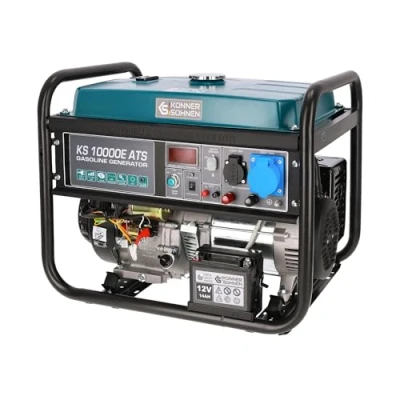 Image of KS 10000E ATS Petrol Generator with a Built in System and maximumpower of 8000W, Manual/Electric/Automatic Start, Low Oil levelsensor, Overload Short Circuit Protection, 100% Copper Winding.
