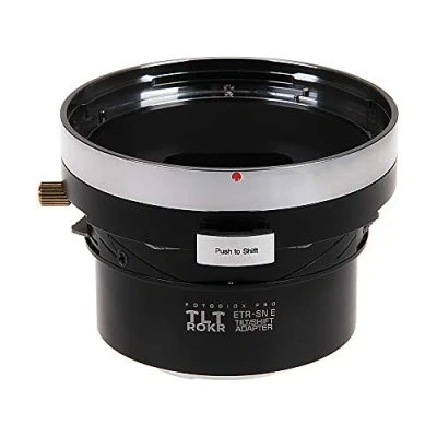 Image of Fotodiox Pro TLT ROKR Tilt/Shift Lens Mount Adapter Compatible with Bronica ETR Lenses to Sony E Cameras