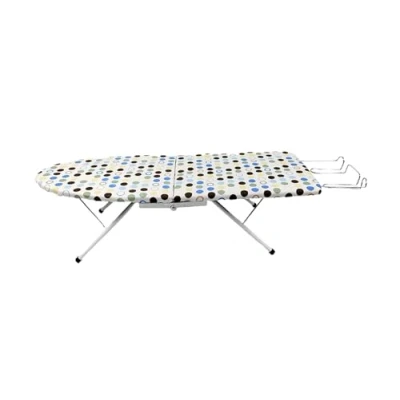 Image of Folding Space Saving Compact table top Ironing Board Regular Lightweight with Iron Rest Stand Camping Picnic Caravan
