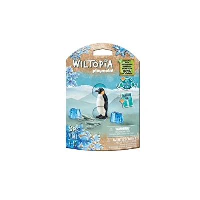 Image of Playmobil 71061 Wiltopia Emperor Penguin, Animal Toy, Sustainable Toys, Fun Imaginative Role Play, PlaySets Suitable for Children Ages 4+