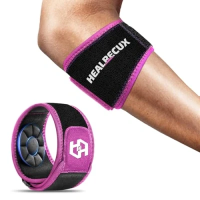 Image of Healrecux Tennis Elbow Support, Brace for Men Women, Forearm Band Sports
