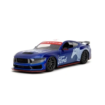Image of Jada Big Time Muscle 1:24 2024 Ford Mustang GT Dark Horse Die Cast Car, Toys for Kids and Adults