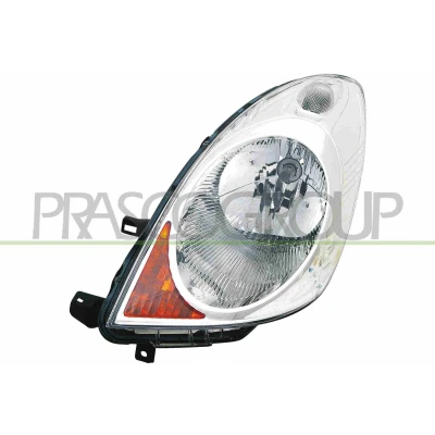 Image of 260109U100, 260109U10A Headlights PRASCO DS3504803 right H4 yellow for hand traffic with electric motor, without motor NISSAN: Note I