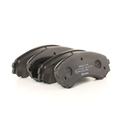 Image of LAY33328Z, LAY33328Z9U, LAY33328ZA, S4Y93328Z, S4Y93328ZA Brake pad set BREMBO P 54 029 with acoustic wear warning without accessories