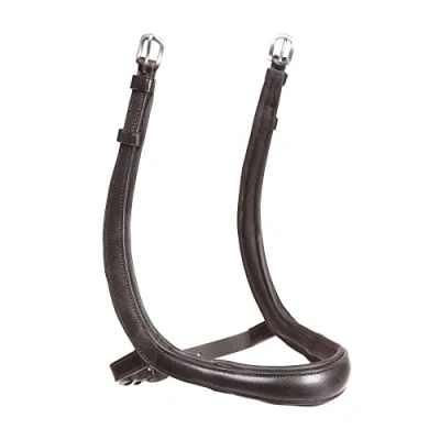 Image of Shires Velociti Rapida Ergonomic Curved Cavesson Noseband (Cob, Havana)