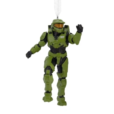 Image of Hallmark Halo Master Chief Christmas Ornament