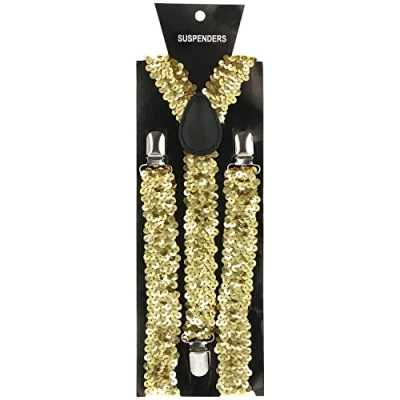 Image of Folat 65686 Braces with Sequins Gold