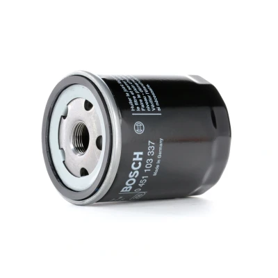 Image of 047115561B Oil Filter BOSCH 0 451 103 337 3/4&quot; 16 UNF Spin on SKODA: Fabia I Hatchback, Octavia 1 Combi