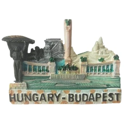Image of 3D Budapest Hungary Fridge Magnet,Budapest souvenir gift refrigerator Magnet Home &amp; Kitchen Decoration