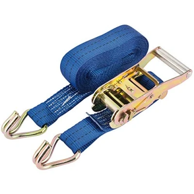 Image of Draper Heavy Duty Ratcheting Tie Down Straps, 6m x 38mm, 750kg