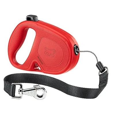 Image of Extendable Leash for Large Dogs FLIPPY ONE CORD L, 5 m retractable cord, max 35 kg, Red