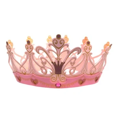 Image of Liontouch Queen Rosa Crown For Girls Pink Pretend Play Foam Toy Children And Toddlers in Medieval Style Dress Up, Fancy Dresses &amp; Royal Costumes Kids