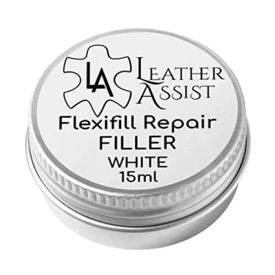 Image of Leather Assist Flexifill Filler Stop Cracks for Holes Filling, Scratches Scuffs Repair, Flexible Vinyl Compound (15ml)