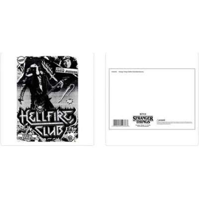 Image of STRANGER THINGS (HELLFIRE CLUB EDDIE MUNSON &#039;86) POSTCARD PRINT A6 (1 CARD SUPPLIED)