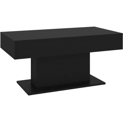 Image of vidaXL Coffee Table Black 96x50x45 cm Engineered Wood