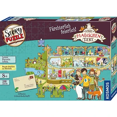 Image of Kosmos Schule der magischen Tiere Story Puzzle: Fürchterlich feierlich!: Kinderspiel