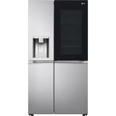 Image of LG InstaView™ ThinQ™ GSXV91BSAE American Fridge Freezer