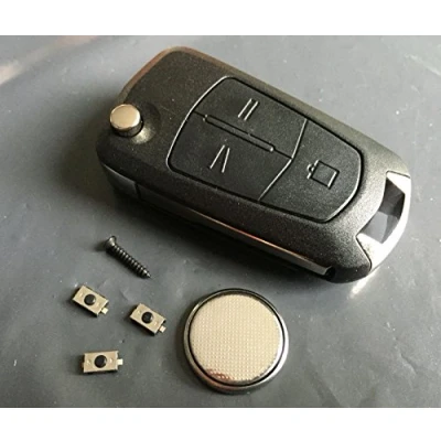 Image of Automobile Locksmith repair Kit for Vauxhall Opel Astra Corsa Vectra Zafira 3 button flip key fob