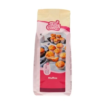 Image of FunCakes Mix for Muffins, Easily Bake Delicious Perfect American Style Suitable to Create Blueberry Muffins or Chocolate Chip Halal, 1 kg