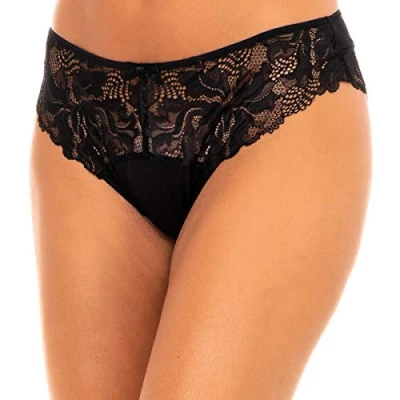 Image of DIM Generous Essential Brief Briefs, Women&#039;s, Size: 10, Black