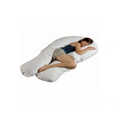 Image of 9FT Comfort U Pillow Body Back Support Nursing Maternity Pregnancy bed full new