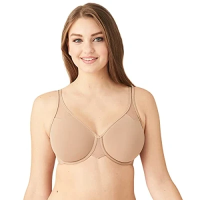 Image of Wacoal Women&#039;s PLUME Plain Seamless Everyday Bra, Toast, 36C (Manufacturer Size: 95C)